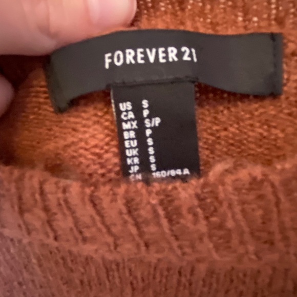 Forever 21 Rust Sweater - Picture 3 of 3